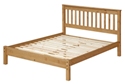 Corona Double Slatted Bed with Low Foot End.