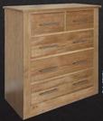 New Quercus 2 Over 3 Drawer Wide Chest