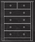 New Quercus 2 Over 4 Drawer Wide Chest