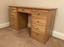 New Quercus 9 Drawer Double Dressing Table