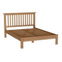Portland Rustic Oak King Size Bed
