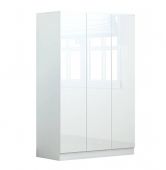 Stora Modern 3 Door White Gloss Wardrobe