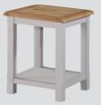 Kenmore Grey Painted Oak Lamp Table
