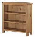 Kenmore Rustic Oak Low Bookcase