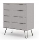 Augusta Grey 4 Drawer Chest