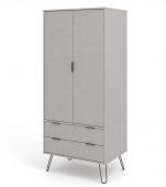 Augusta Grey 2 Door 2 Drawer Robe