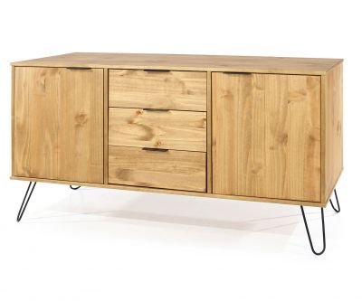 Augusta Pine Medium Sideboard 2 Doors 3 Drawers