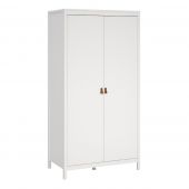 Barcelona Wardrobe with 2 Doors in White