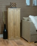 Mobel Oak DVD Storage Cupboard