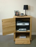 Mobel Oak Printer Cupboard