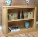 Mobel Oak Low oak bookcase