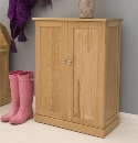 Mobel oak shoe cupboard