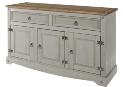 Corona Grey Washed Medium Sideboard