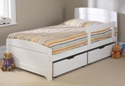 Childrens Rainbow 3' Bed White