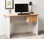 Jenny 2 Drawer Study Desk Beech/White