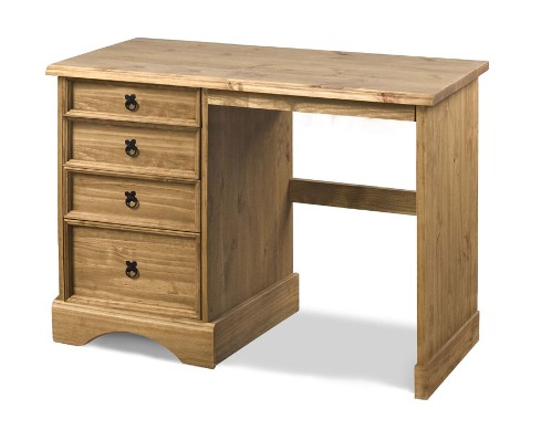 Corona Mexican single dressing table with 4 drawers