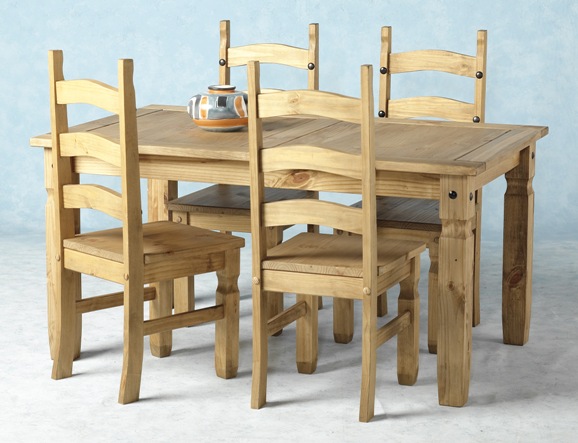 Corona Mexican 5` table & 4 chairs