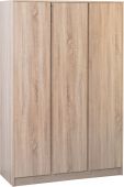 Malvern Sonoma Oak Effect 3 Door Wardrobe