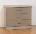 Nevada Oyster 3 Drawer Chest