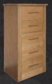 New Quercus 5 Drawer Narrow Chest.