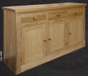 New Quercus 3 Door 3 Drawer Sideboard