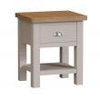 Portland Painted 1 Drawer Lamp Table