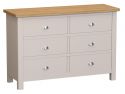 Portland Painted 6 Drawer Wide Chest