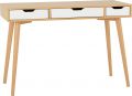 Seville High Gloss Seville 3 Drawer Console Table - White