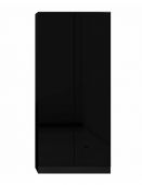 Stora Modern 2 Door Black Matt Wardrobe