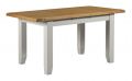 Toronto Oak and Grey Painted Small Extending Dining Table